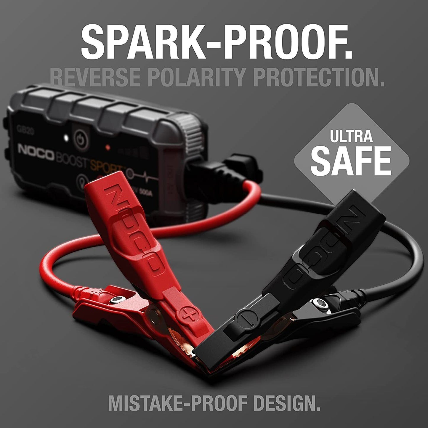 NOCO Boost Sport GB20 500 Amp 12V Portable Lithium Jump Starter