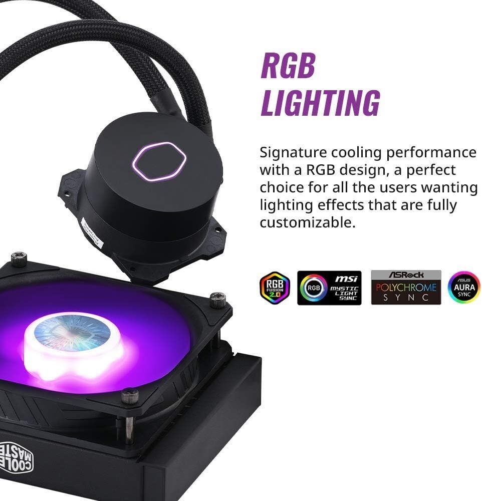 Cooler Master MasterLiquid ML120L V2 RGB All In One Liquid CPU Cooler