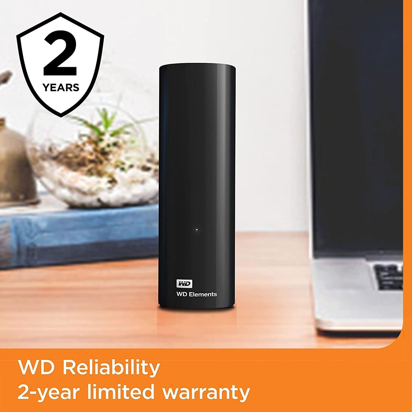 WD 18TB Elements Desktop External Hard Drive - USB 3.0, Black