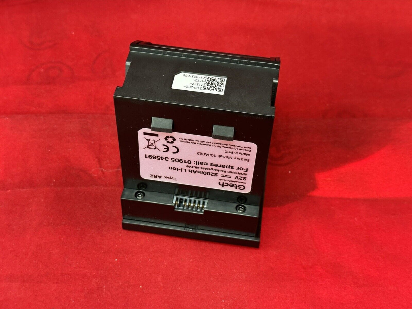 Gtech Genuine AirRam MK2 Battery Pack 22V lithium-ion - Suitable for MK2 Models