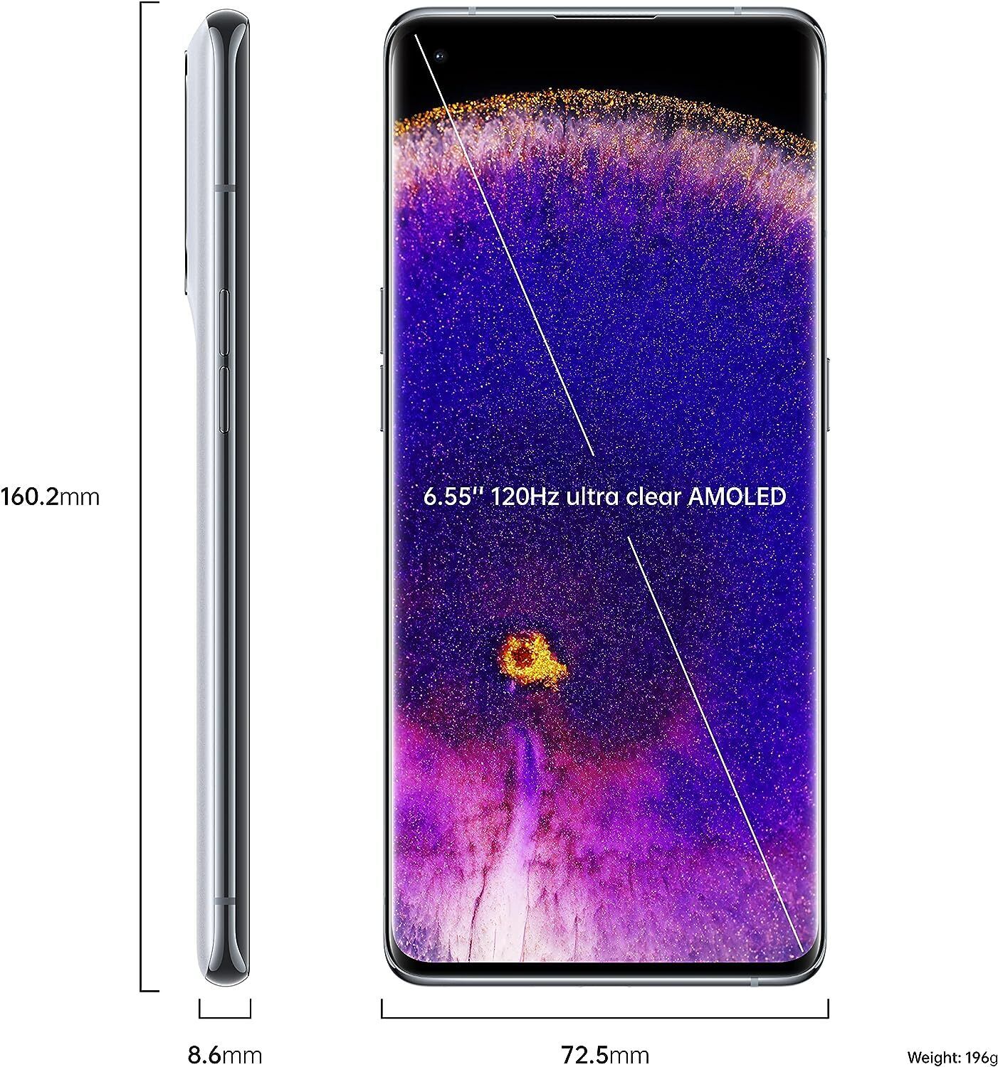 OPPO Find X5 - 256GB - White (Unlocked) (Dual SIM)