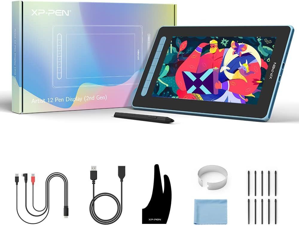 Xp-pen Artist 12 Graphics Tablet 11.9" screen (2nd Gen) - Blue