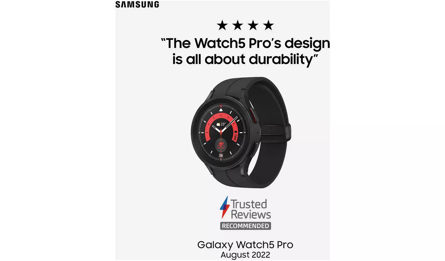Samsung Galaxy Watch5 Pro 45mm Titanium Smart Watch - Black