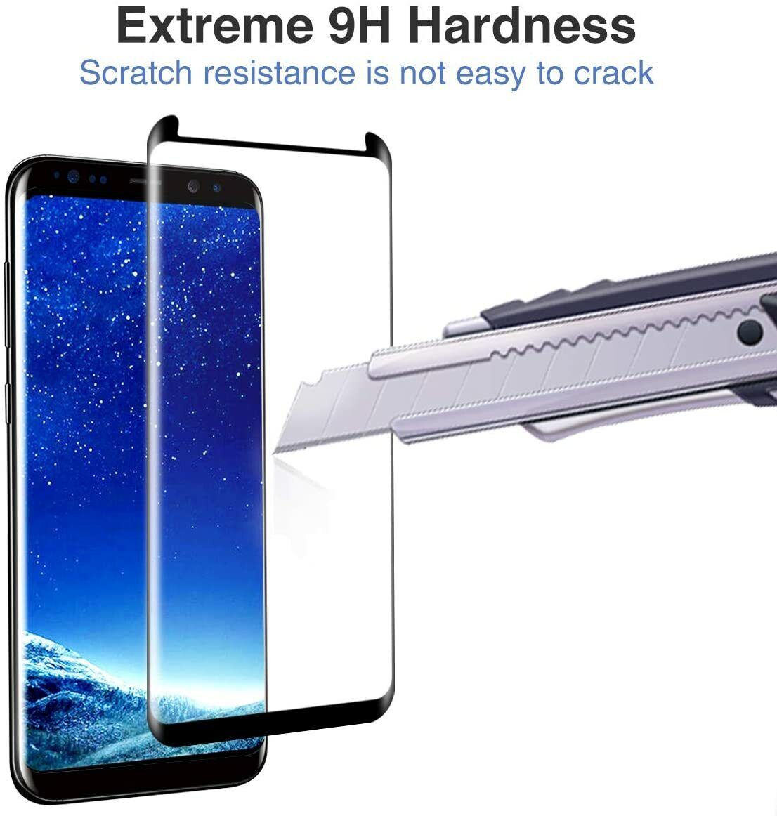 Gmark S8 Plus Screen Protector Glass (2 Pack) (Alignment Frame Tool) Galaxy S9+