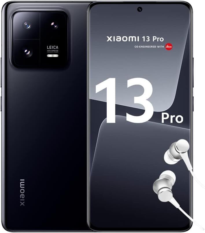 Xiaomi 13 Pro Ceramic Black 12GB RAM 256GB ROM, WQHD+ dynamic 120Hz AMOLED displ