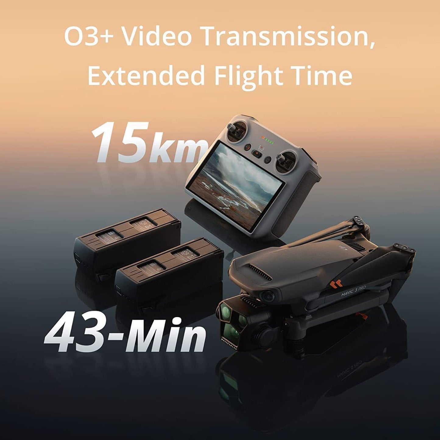 DJI Mavic 3 Pro Fly More Combo Camera Drone (with RC Remote)