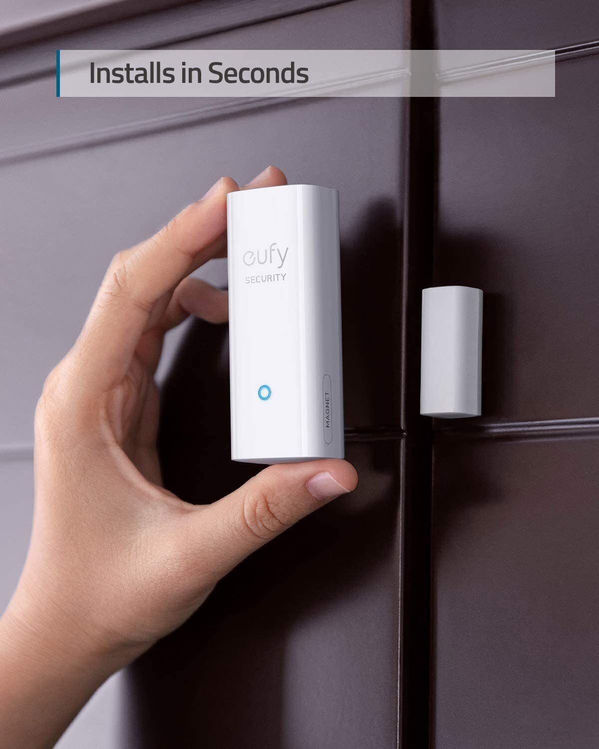 eufy Security, Entry Sensor, Detects Opened and Closed Doors or Windows, Sends A