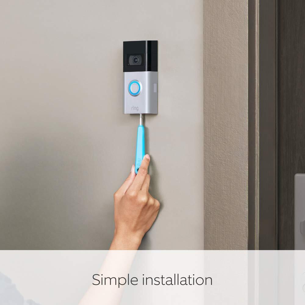 Ring Video Doorbell 4 - Satin Nickel