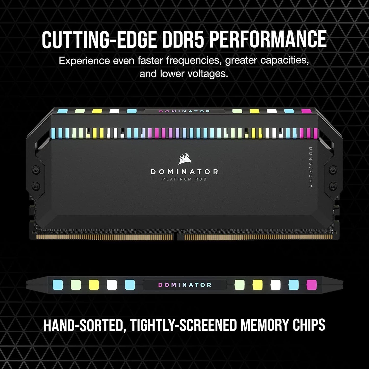 32GB (2x16GB) Corsair DDR5 Dominator Platinum RGB, PC4-48000 (6000), Non-ECC Unb
