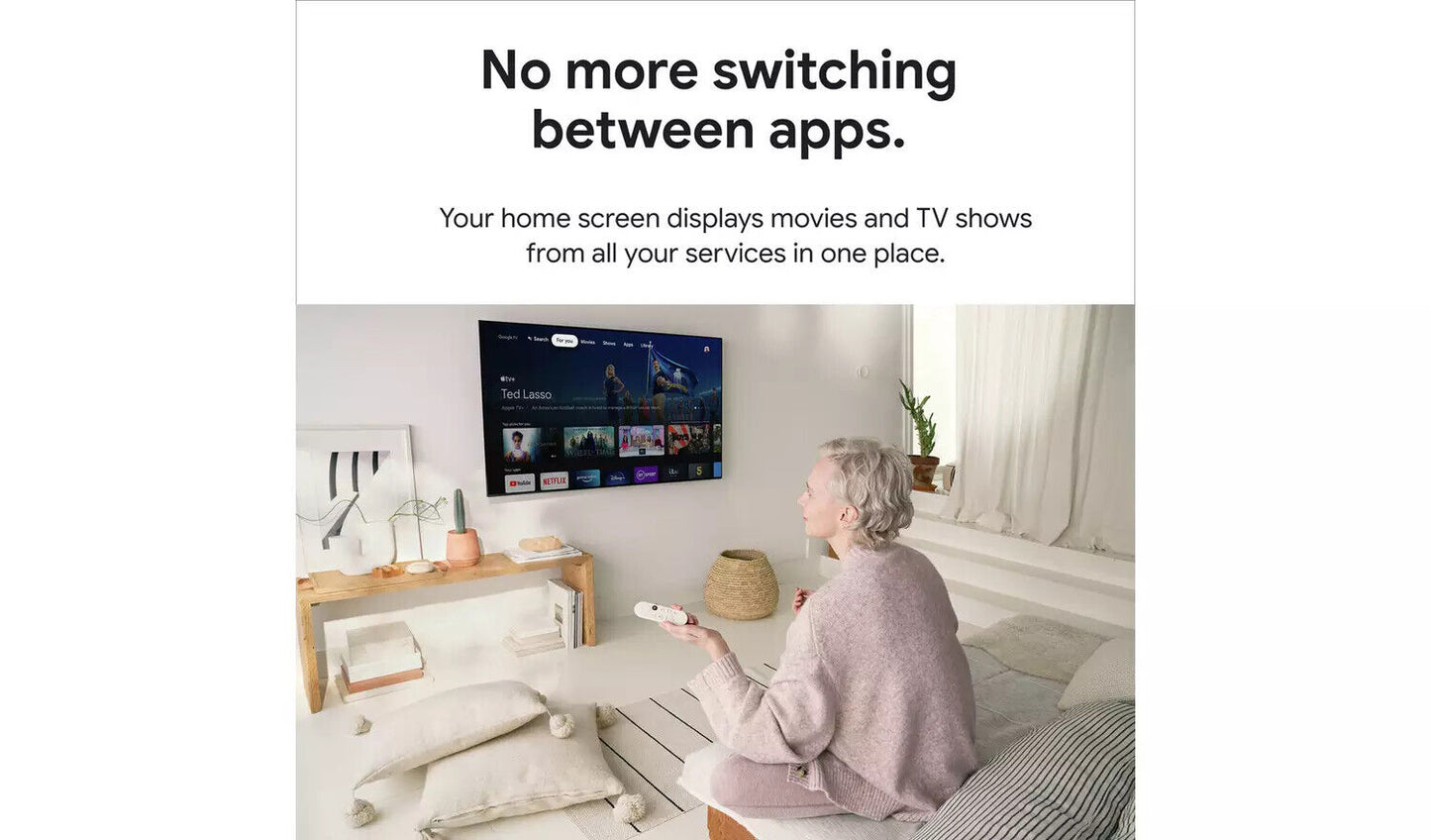 Google Chromecast With Google TV HD 2022 And Voice Remote