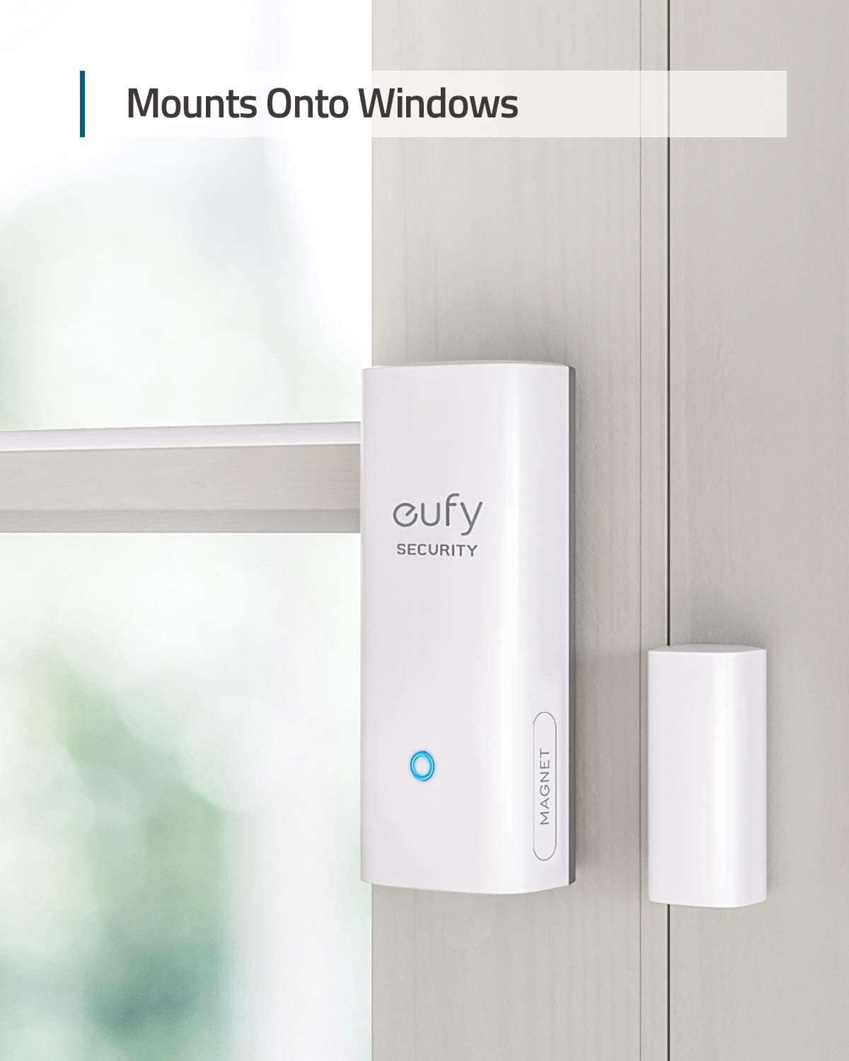 eufy Security, Entry Sensor, Detects Opened and Closed Doors or Windows, Sends A