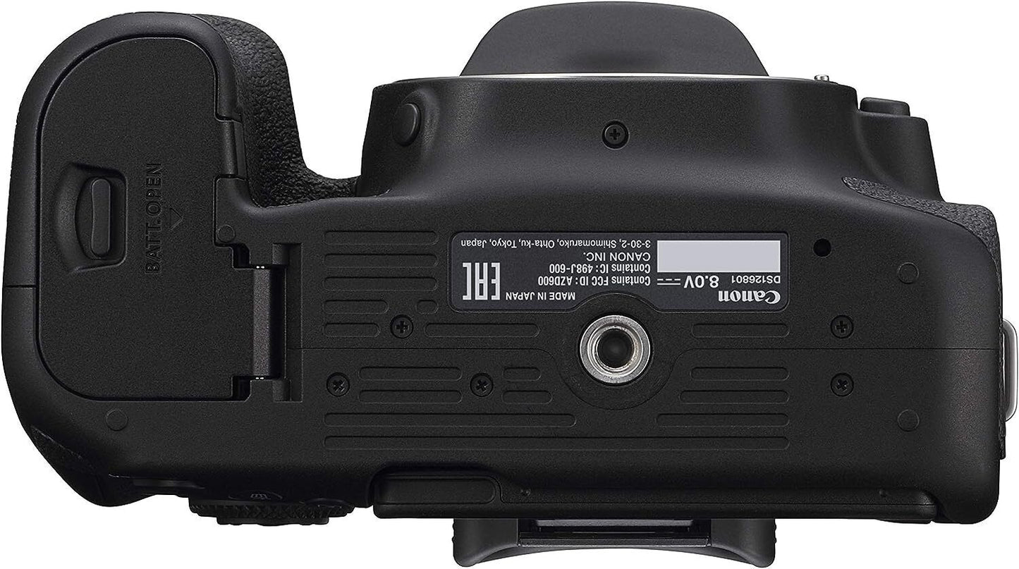 Canon EOS 90d 32.5MP DSLR Camera - Black (Body Only)