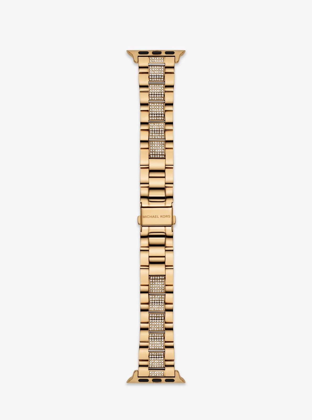 MICHAEL KORS - Pavé Gold-Tone Strap For Apple Watch