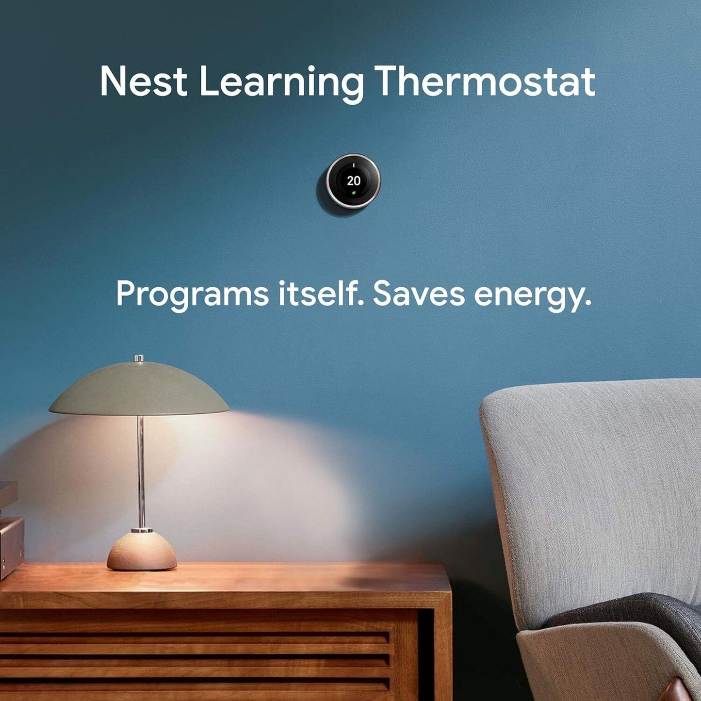 Google Nest T3031EX 3rd Gen. Thermostat - Copper