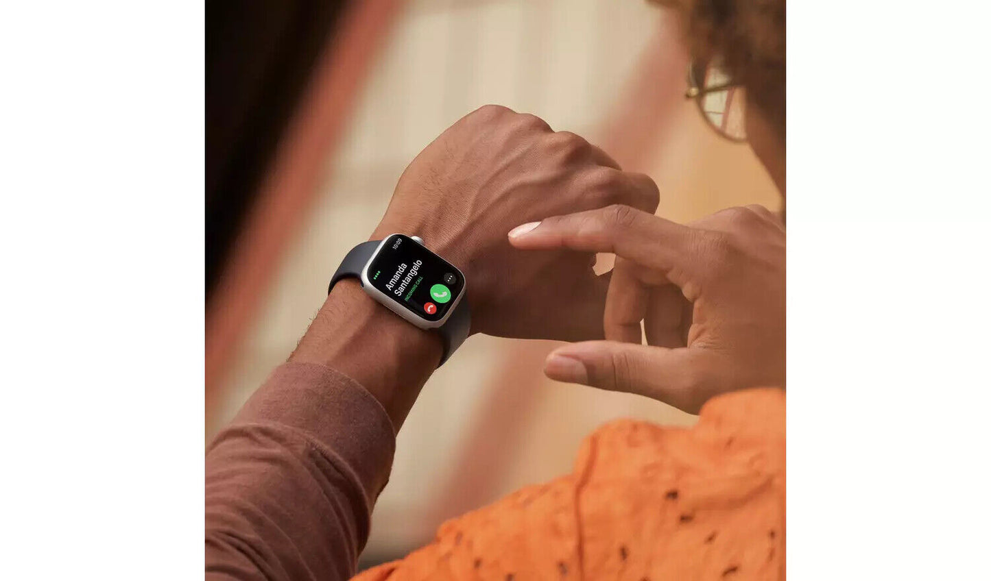 Apple Watch Series 8 GPS + Cell 41mm Midnight Sport Band