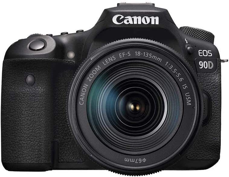 Canon EOS 90D 32.5MP Digital SLR Camera - Black (EF-S 18-135mm f/3.5-5.6 IS USM)