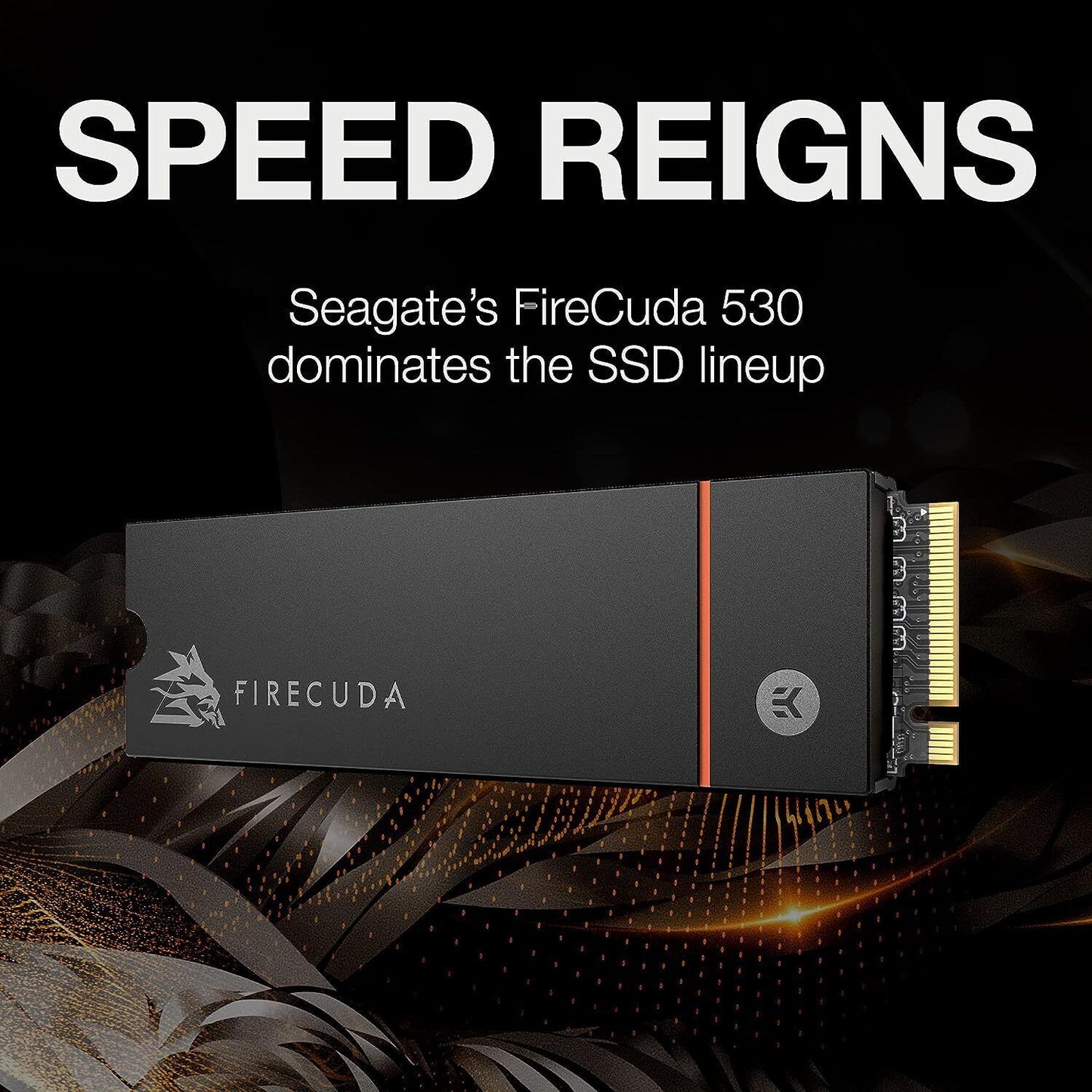 Seagate FireCuda 530 4TB M.2 NVMe Internal SSD with Heatsink (ZP4000GM3A023)