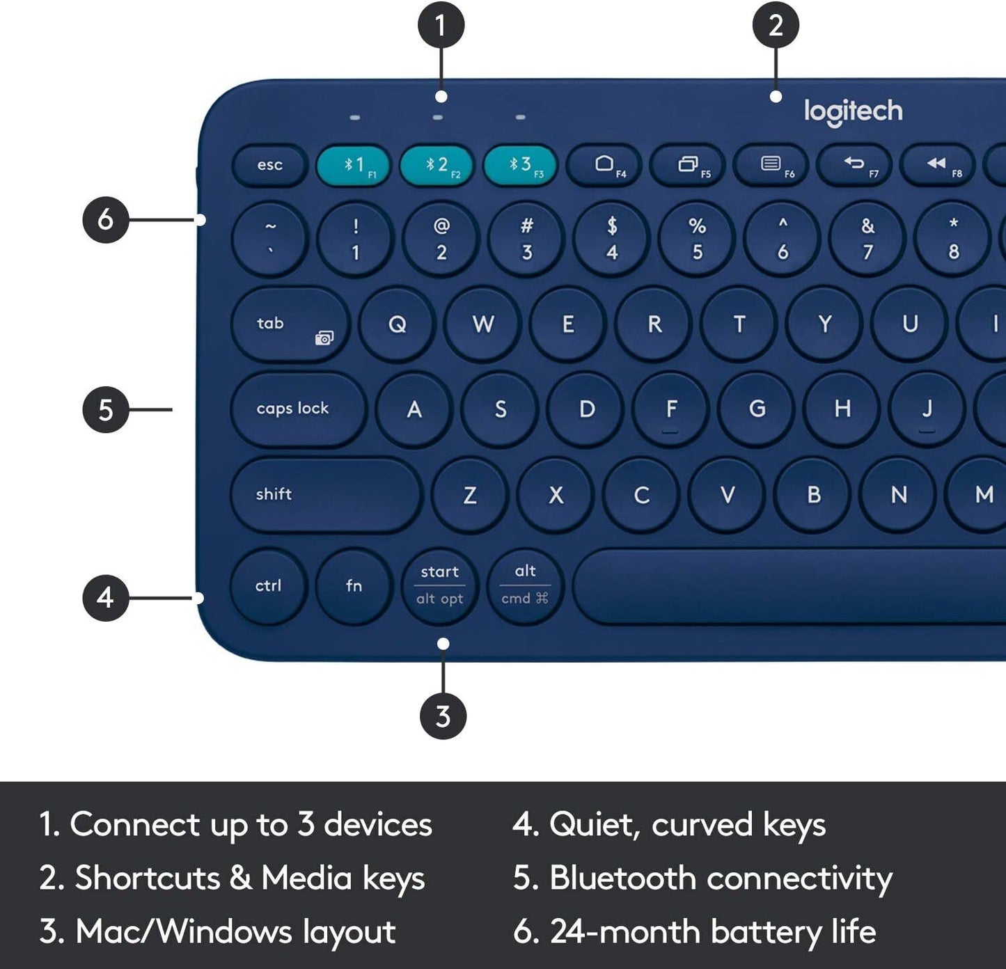 Logitech K380 Multi-Device Bluetooth Keyboard