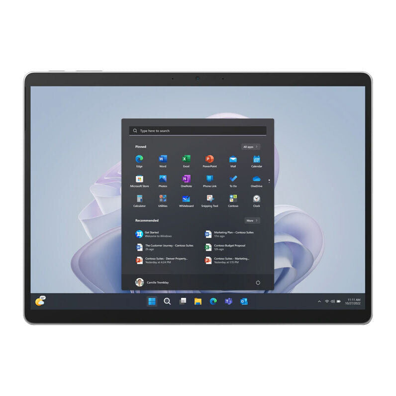 MICROSOFT SURFACE PRO 9 13" Intel i7-1255U 12th gen 16GB 256GB PLATINUM N.DayDel