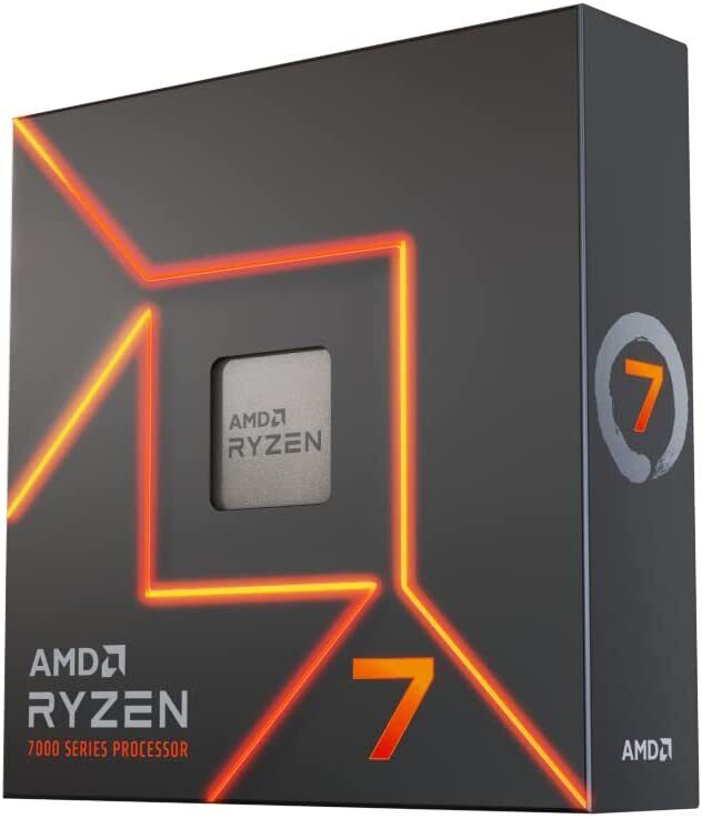 AMD Ryzen 7 7700X Desktop Processor 8-core/16-thread, 40MB cache, up to 5.4 GHz