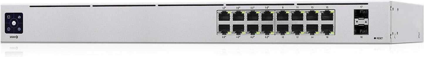 Ubiquiti Networks USW-16-POE Ethernet Switch - Grey