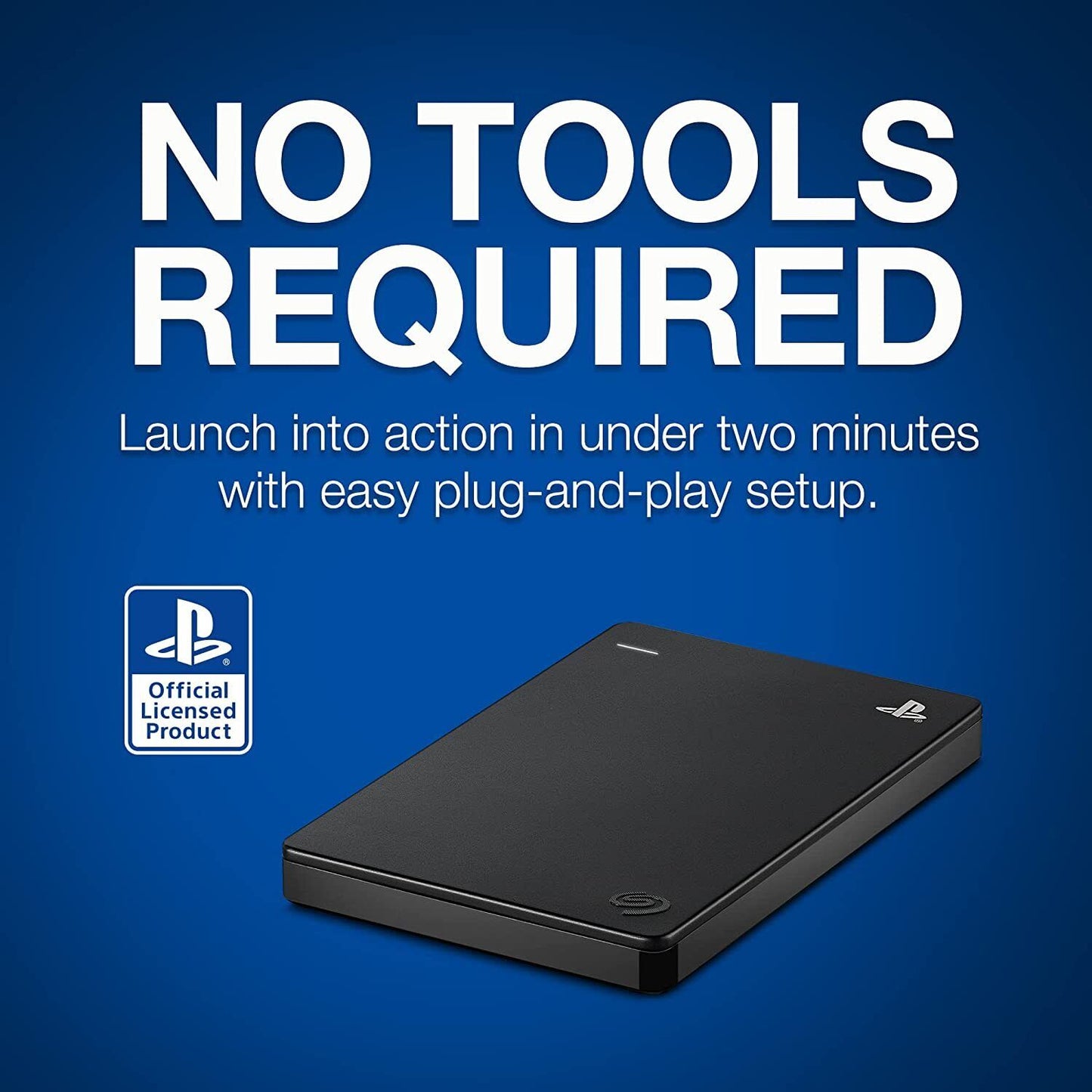 Seagate Game Drive for PS4 and PS5, 2TB, Portable External Hard Drive