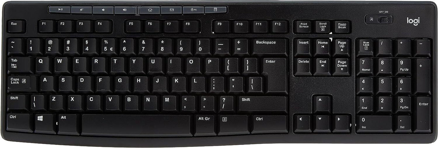 Logitech MK270 Wireless Mouse and Keyboard Combo UK