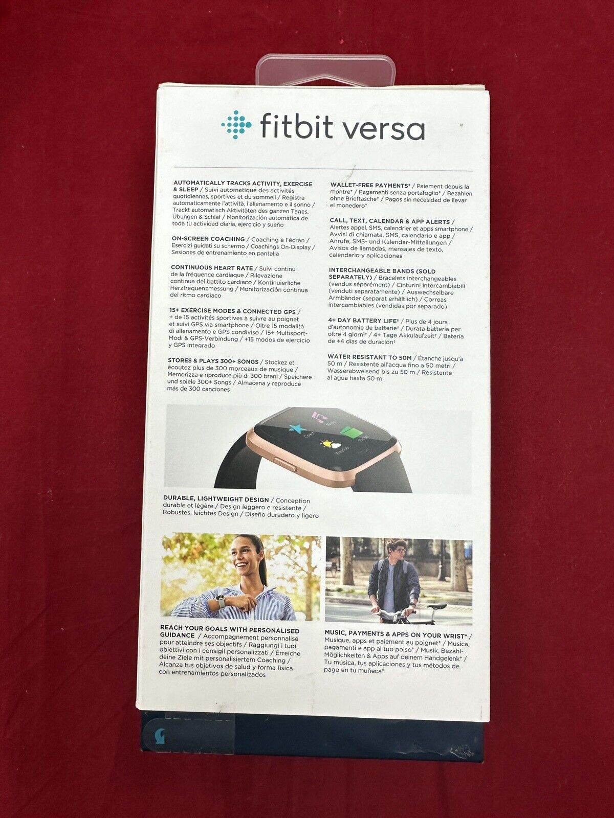 Fitbit Versa FB505RGLV-EUR Smartwatch , 34mm - Lavender
