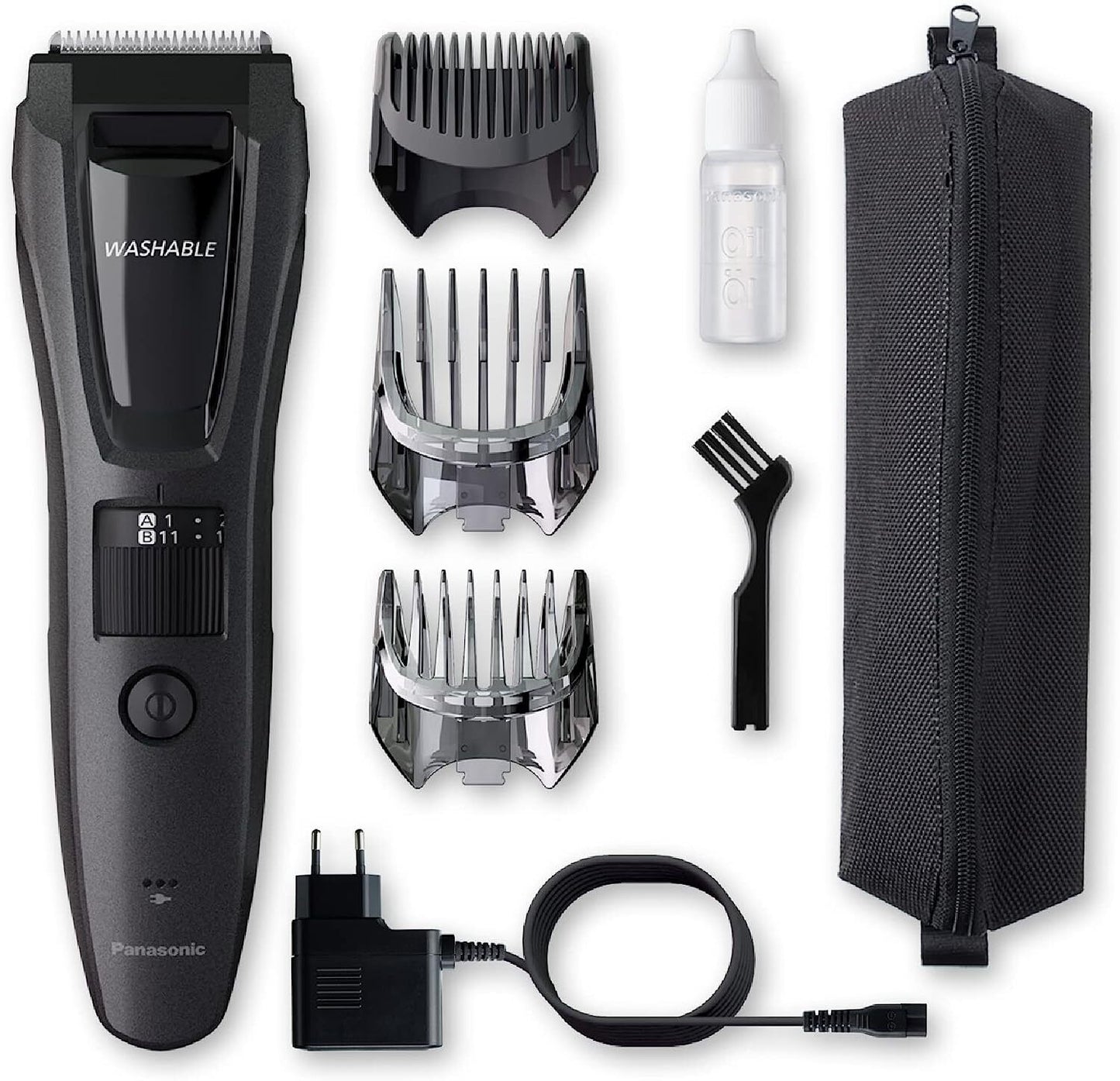 Panasonic ER-GB62 Wet & Dry Electric Hair, Beard & Body Trimmer for Men