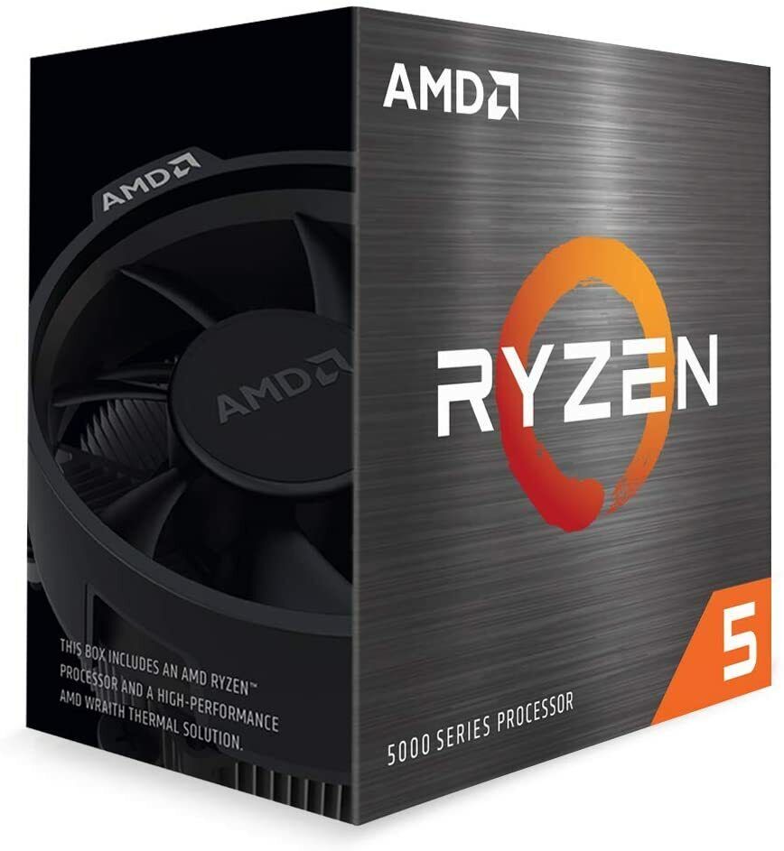 AMD Ryzen 5 5600X Desktop Processor (4.6GHz, 6 Cores, Socket AM4) Box - 100-1000
