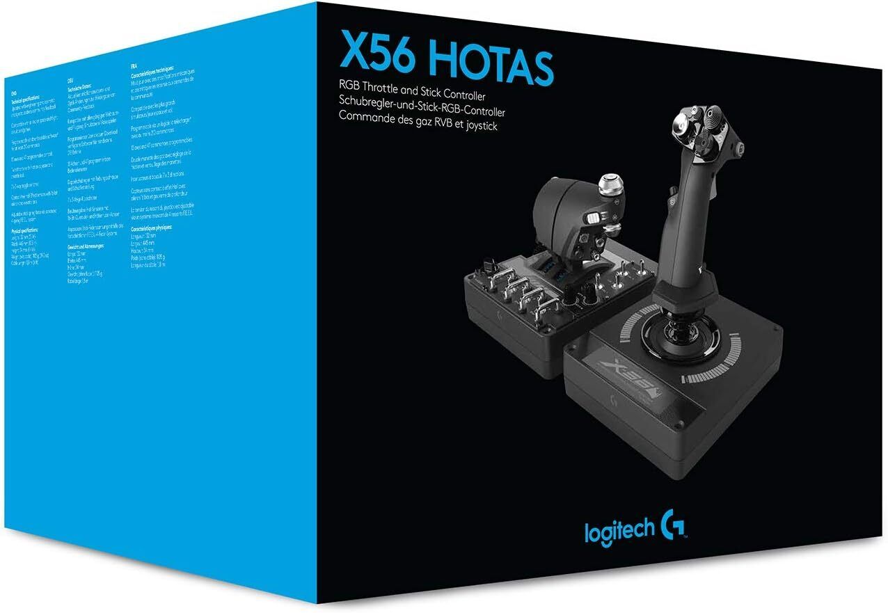 Logitech G Saitek X56 RGB Throttle & Stick Simulation Controller