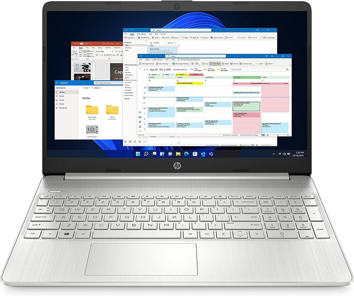 HP 15.6 Inch Full HD Laptop PC 15s-fq2015sa, Intel i3, 8GB RAM, 256GB SSD