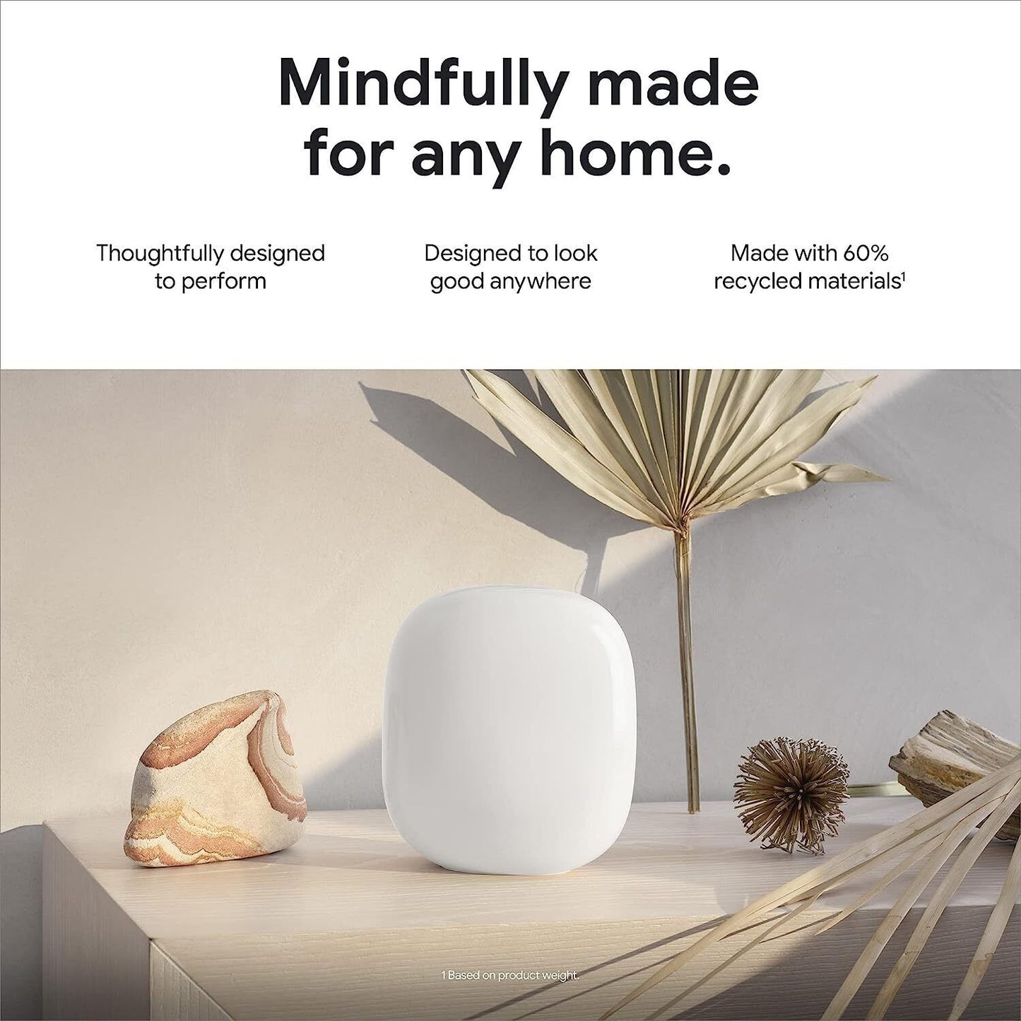 Google Wifi Pro – Wi-Fi 6E Reliable home system with fast speed and whole-home