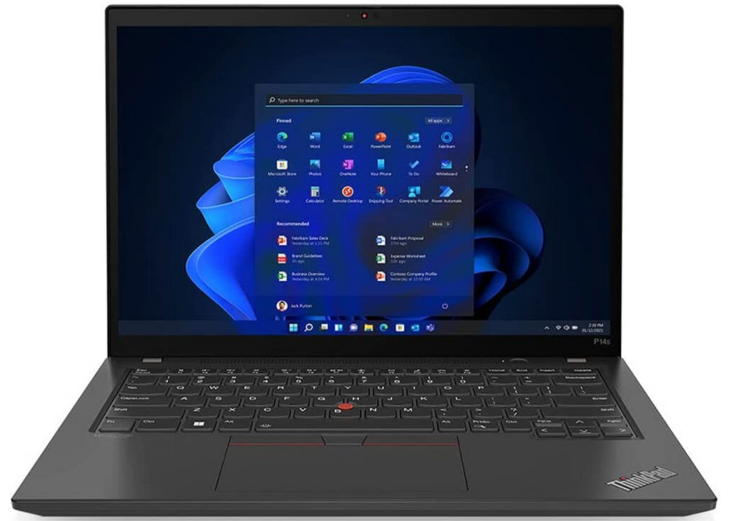 Lenovo ThinkPad P14s Gen 3 i7-1260P, 16GB Ram, 1TB SSD PCIe, NVIDIA T550 4GB
