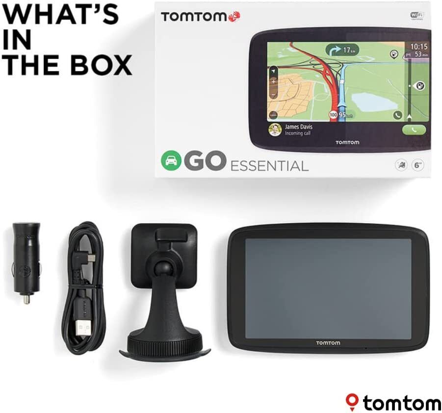TomTom GO Essential 6 Inch Navigation System - Black