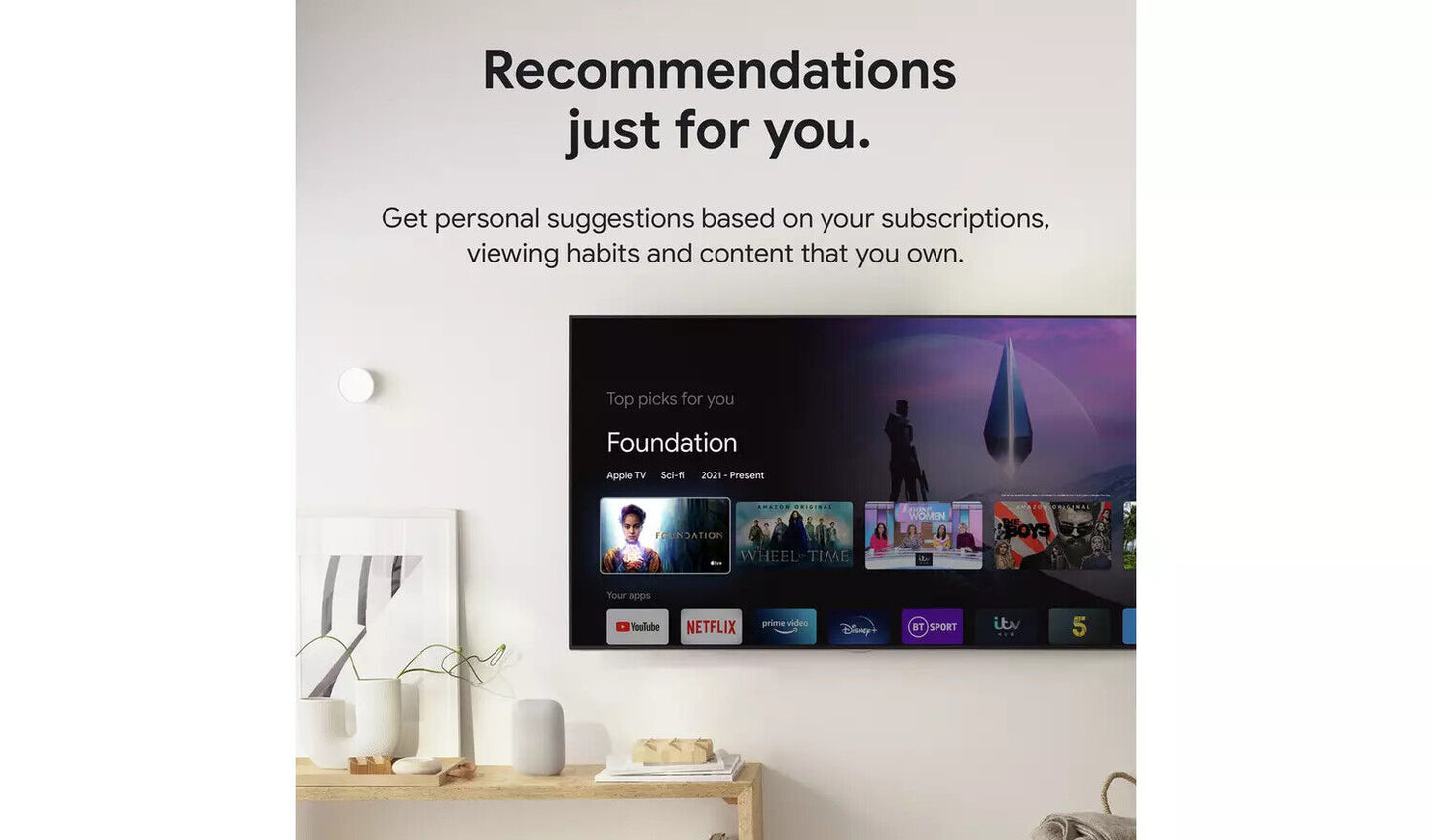 Google Chromecast With Google TV HD 2022 And Voice Remote