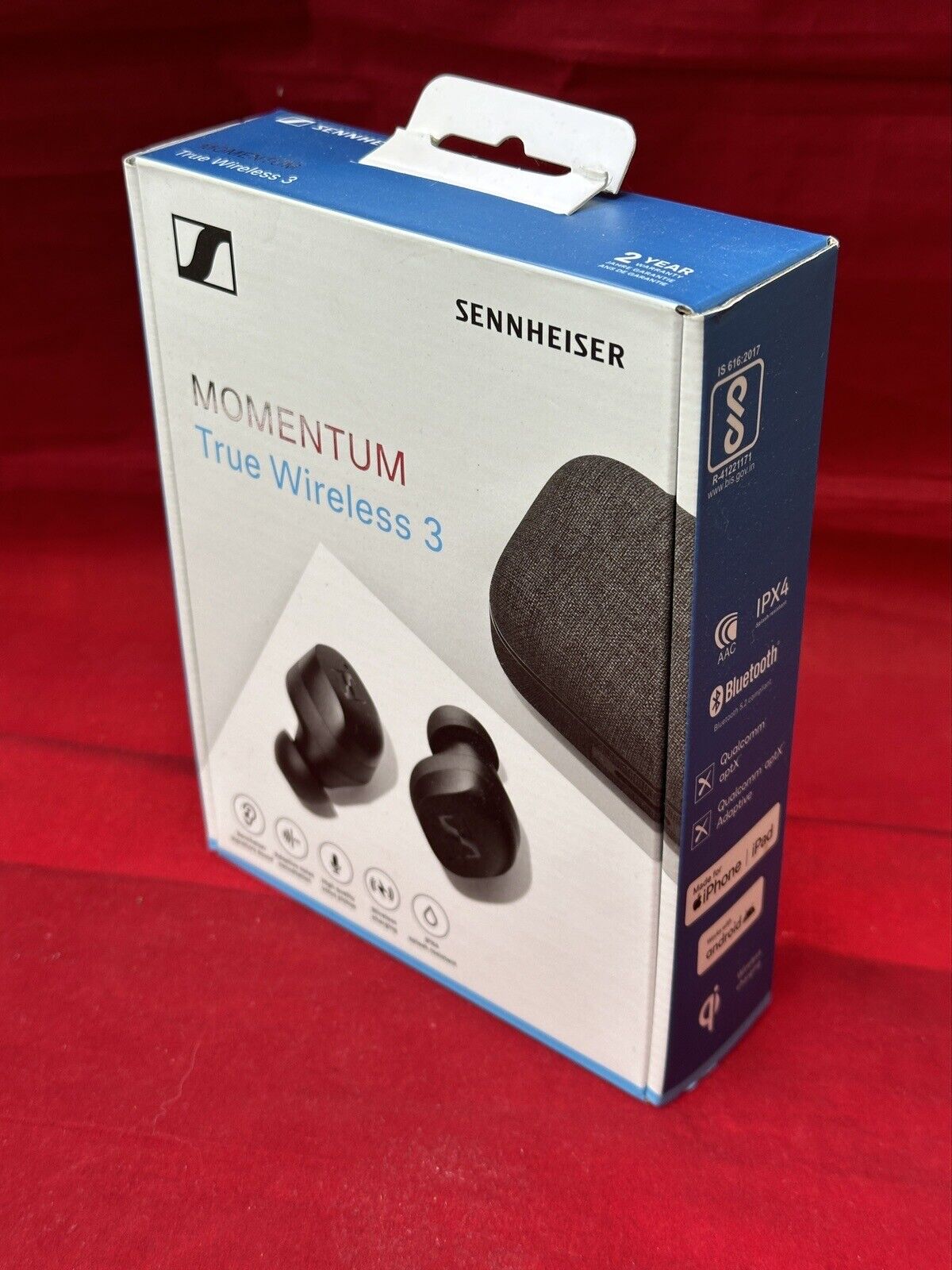Sennheiser MOMENTUM True Wireless 3 In-Ear Headphones - Black (509180)