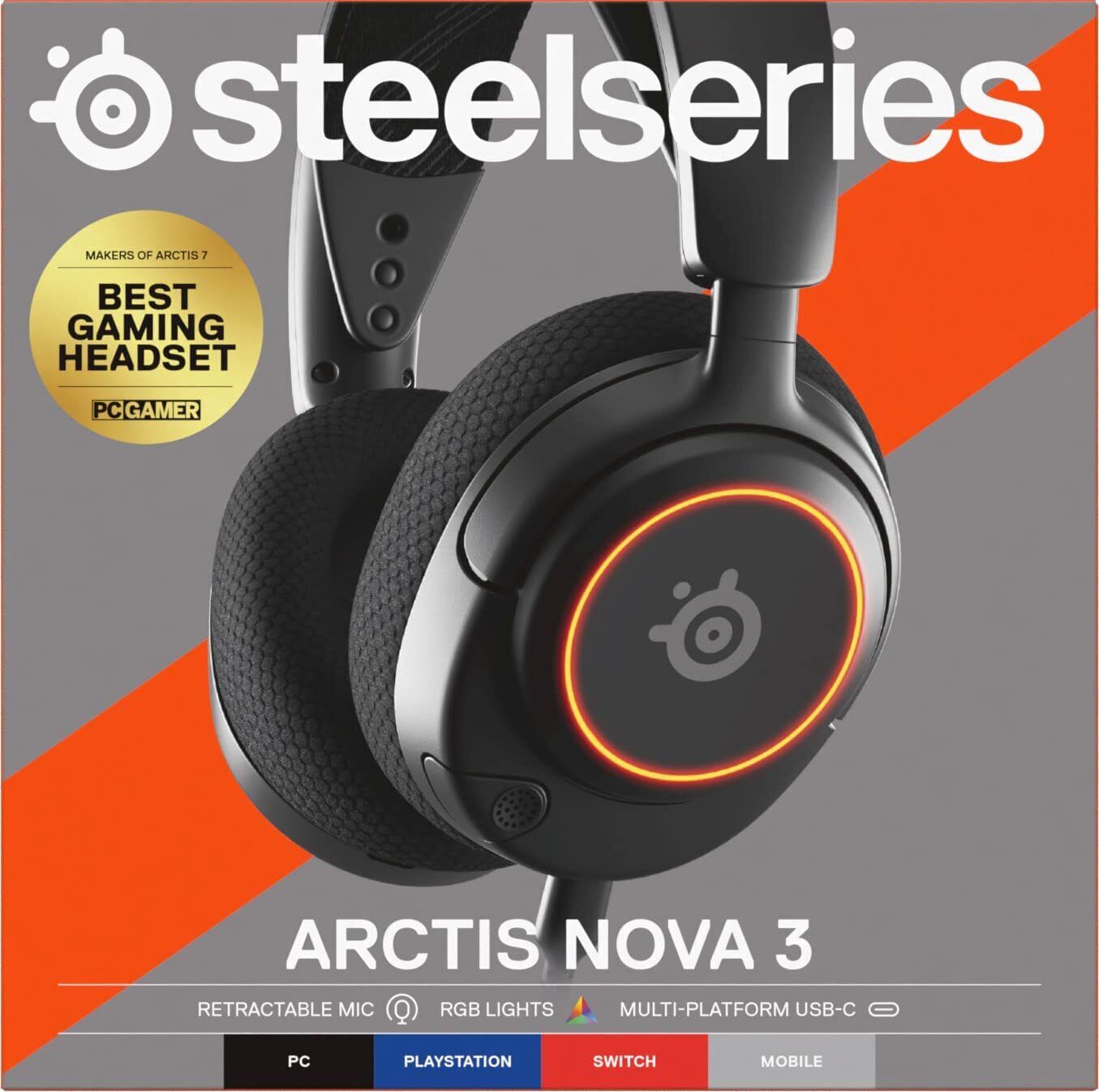 SteelSeries Arctis Nova 3 Multi-System Gaming Headset