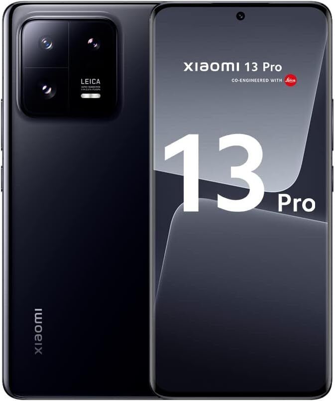 Xiaomi 13 Pro Ceramic Black 12GB RAM 256GB ROM, WQHD+ dynamic 120Hz AMOLED displ