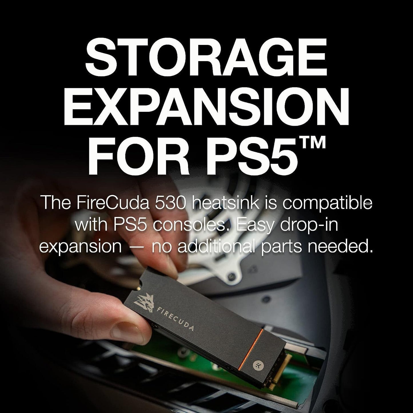 Seagate FireCuda 530 4TB M.2 NVMe Internal SSD with Heatsink (ZP4000GM3A023)