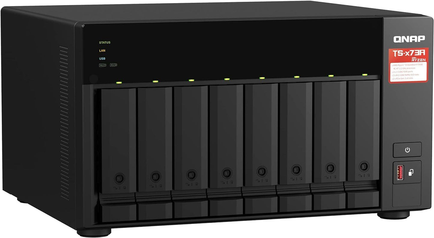 QNAP TS-873A-8G 8-Bay Desktop NAS (Network-Attached Storage) Enclosure