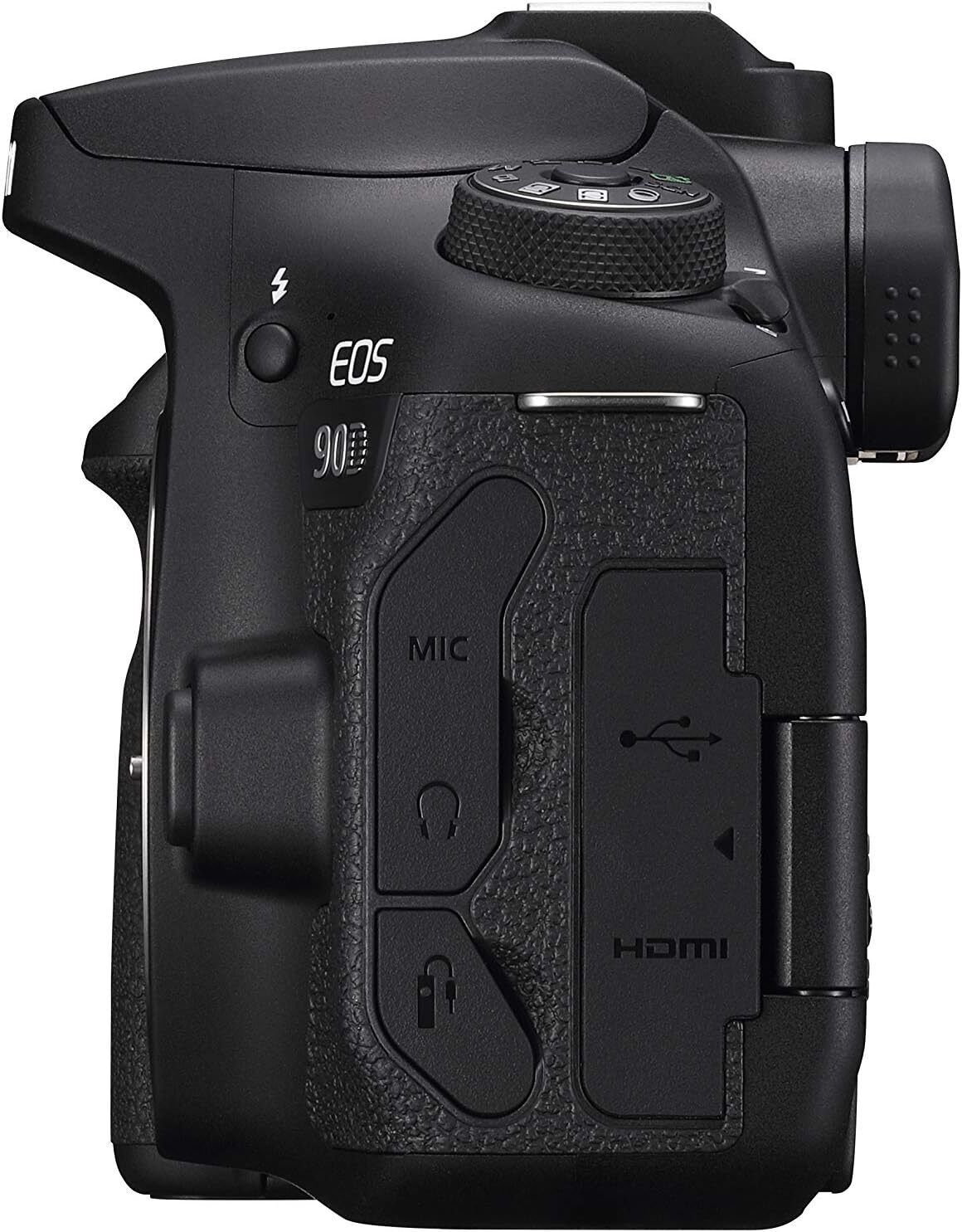 Canon EOS 90d 32.5MP DSLR Camera - Black (Body Only)