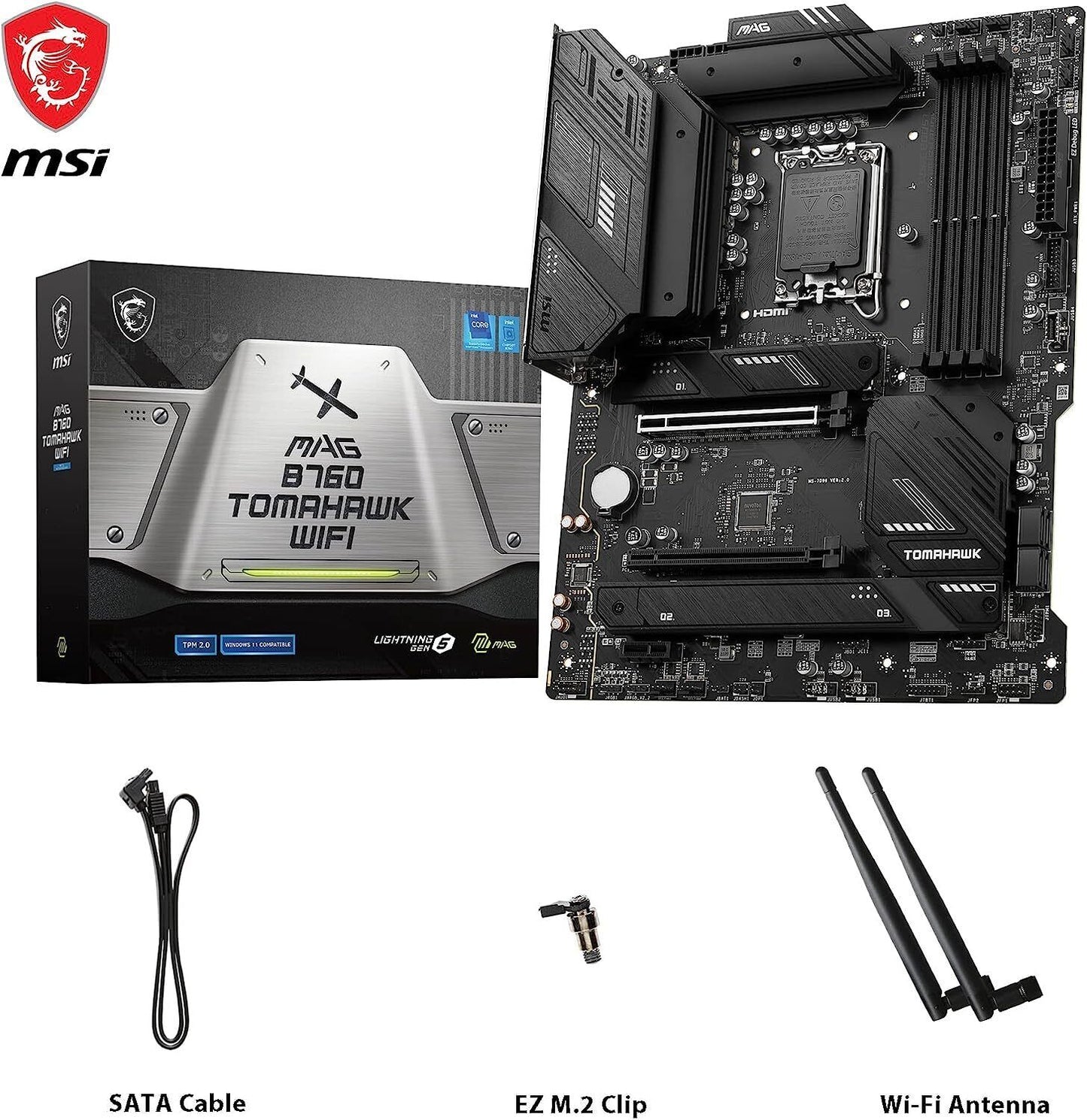 MSI MAG B760 TOMAHAWK WIFI Motherboard