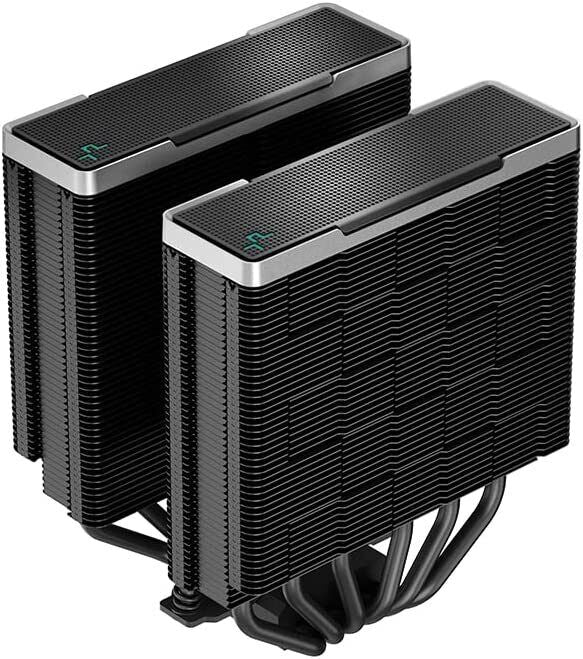 DeepCool AK620 ZERO DARK CPU Cooler, 2x120mm Fan, with LGA 1151 mounting kit