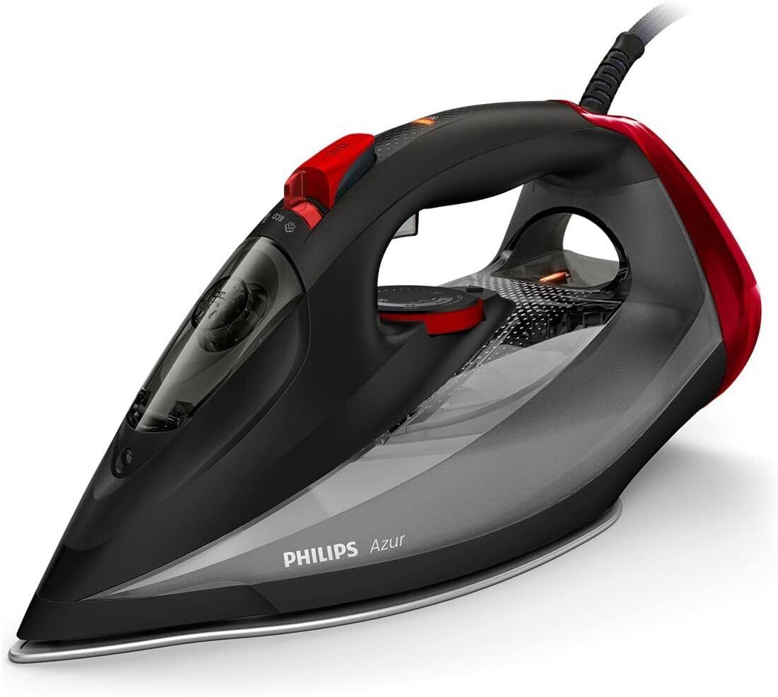 Philips Azur GC4567/86 Steam Iron with 250g Steam Boost 2600 W and Steamglide...