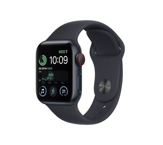 APPLE Watch SE Cellular (2022) - Midnight with Midnight Sports Band, 40 mm