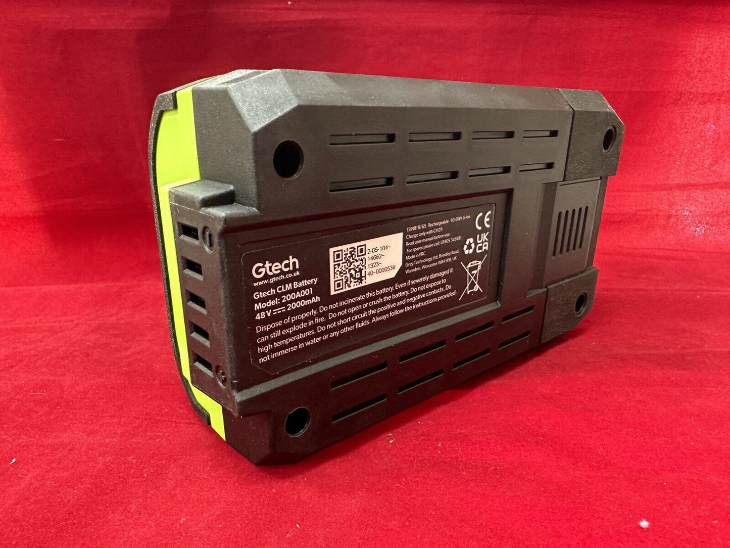 Gtech Cordless Lawn Mower Battery - Model: 200A001 - 46.8V 2000mAh - NEW