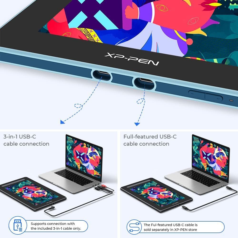 Xp-pen Artist 12 Graphics Tablet 11.9" screen (2nd Gen) - Blue