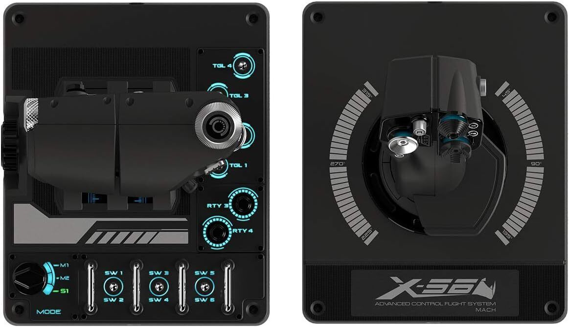 Logitech G Saitek X56 RGB Throttle & Stick Simulation Controller