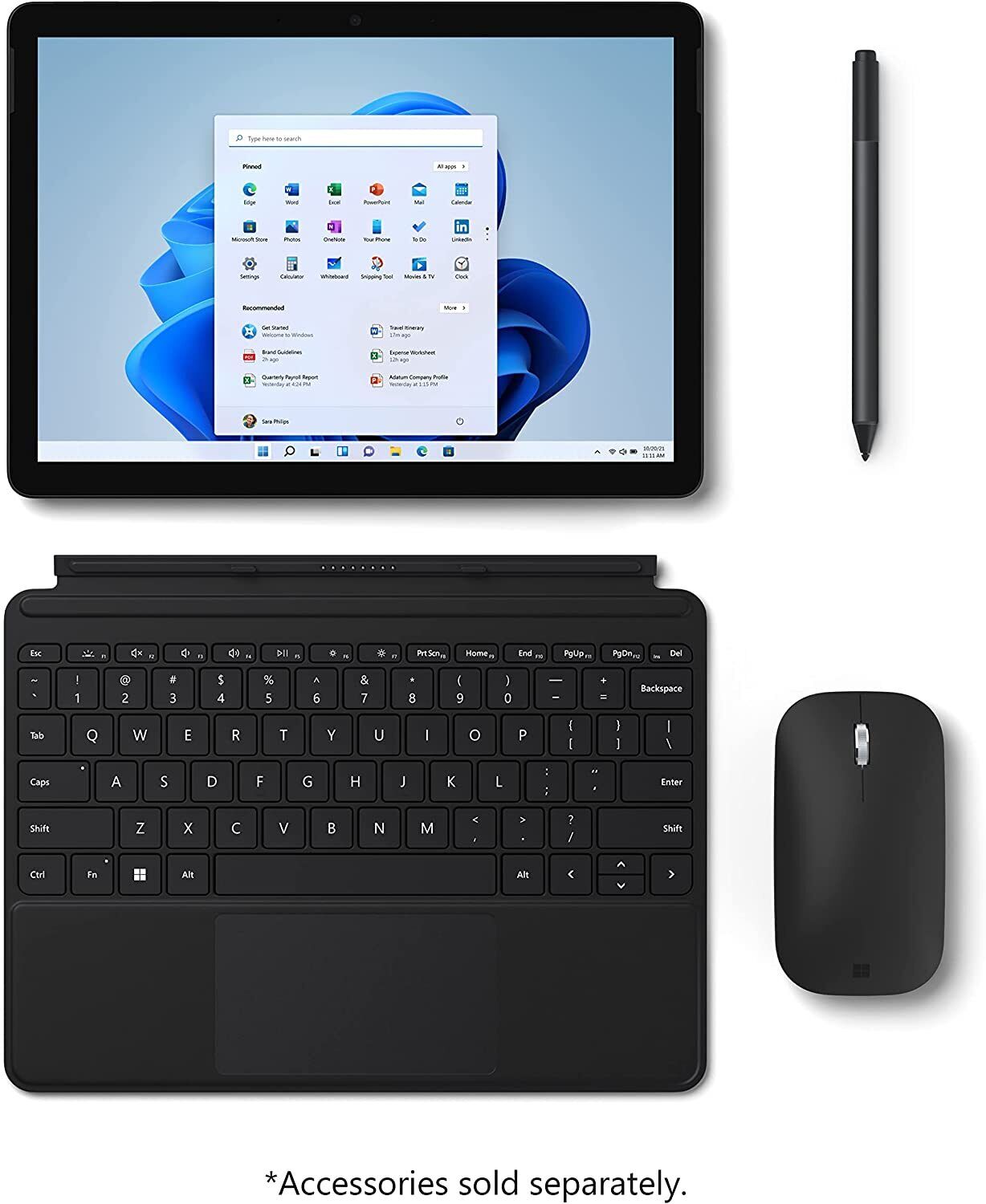 Microsoft Surface Go 3 - Core i3, 8GB RAM, 128GB SSD - Platinum